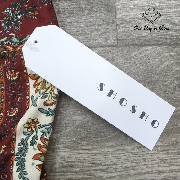 Shosho High Waist Soft Flare Casual Pants Size L - Picture 2 of 6